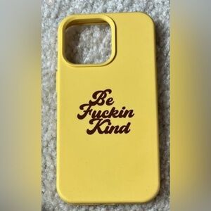 Be Kind iPhone 13 Pro phone case!